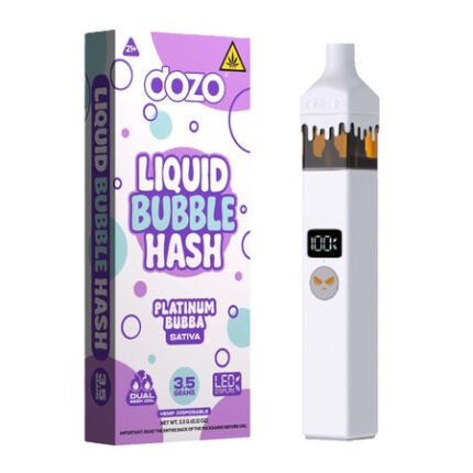 Dozo THC-A + Liquid Bubble Hash Vaporizer - 3500mg
