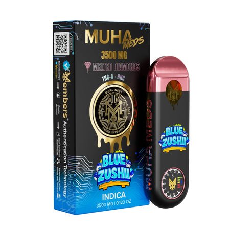 Muha Meds Melted Diamonds THC-A New Gen 3 Vaporizer - 3500mg Muha Meds Melted Diamonds THC-A New Gen 3 Vaporizer - 3500mg