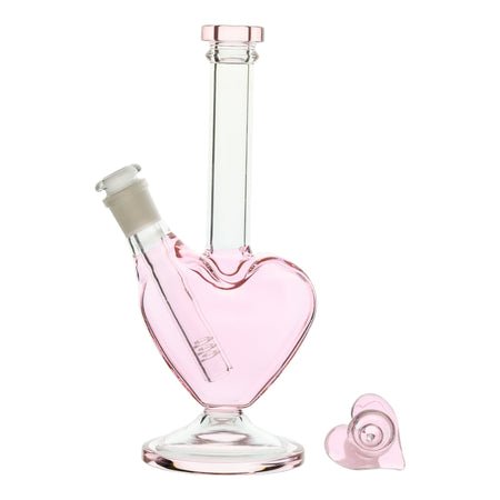 Pink From the Bottom of my Heart Bong - 9in Pink From the Bottom of my Heart Bong - 9in