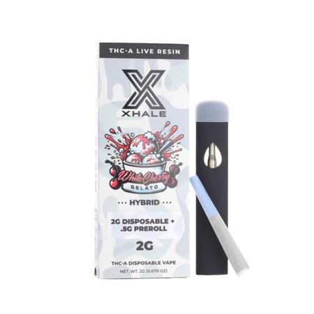 Xhale Live Resin THC-A Vaporizer - 2000mg + .5g Joint Xhale Live Resin THC-A Vaporizer - 2000mg + .5g Joint